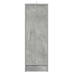 vidaXL Armoire à chaussures Gris béton 32x35x92 cm Bois d’ingénierie