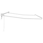 vidaXL Auvent Blanc 3 x 2 5 m Métal