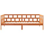 vidaXL Lit de jour sans matelas cire marron 80x200 cm bois pin massif