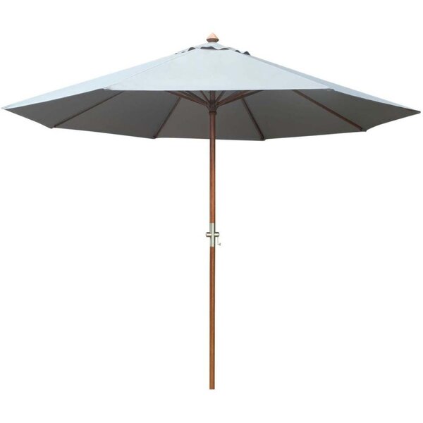 Parasol en bois 300 cm avec manivelle holly
