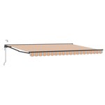 vidaXL Auvent rétractable électrique 4 5 × 3 m