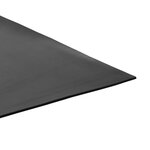 vidaXL Tapis de sol Noir 1 2 x 5 m Caoutchouc