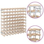 vidaXL Casier à bouteilles pour 72 bouteilles Pinède solide