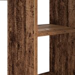 vidaXL Bureau d'ordinateur en bois ancien Bois ancien Bois d'ingénierie
