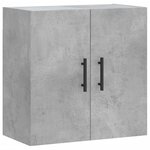 vidaXL Armoire murale gris béton 60x31x60 cm bois d'ingénierie