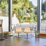 2 lampes de table sans fil TWINS - Olive - H16 cm - LED