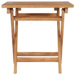vidaXL Table pliable de jardin 45x45x45 cm Bois de teck solide