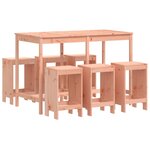 vidaXL Ensemble de bar de jardin 7 Pièces bois massif douglas