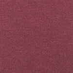 vidaXL Ensemble de canapés 4 Pièces avec coussins rouge bordeaux tissu