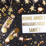 Carte Meilleurs Vœux avec Enveloppe Blanche 15x15cm