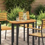 vidaXL Plateau de table Huile Naturelle 80 x 40 x 2 cm