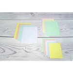 Paquet 100 fiches Bristol quadrillé 5x5 perforé - 148x210mm - Couleurs assorties EXACOMPTA