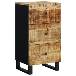 vidaXL Buffet avec 3 tiroirs 40x33 5x75 cm bois massif de manguier