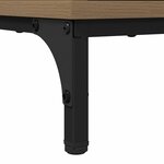 vidaXL Table de chevet avec tiroir chêne artisanal 63 5 x 36 x 61 cm