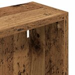 vidaXL Armoire murale de salle de bain Bois ancien 30 x 14 x 70 cm