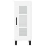 vidaXL Buffet blanc 34 5x34x90 cm bois d'ingénierie