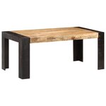 vidaXL Table de salle à manger 180x90x76 cm Bois de manguier massif