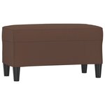 Banc banquette marron 70 x 35 x 41 cm synthétique 02_0010487