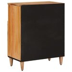 vidaXL Buffet Naturel 60 x 33 5 x 75 cm Bois de mangue massif