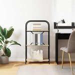 vidaXL Étagère Chêne sonoma 60 x 30 x 109 cm Bois d'ingénierie