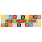 vidaXL Meuble TV Multicolore 100 x 30 x 24 cm Bois de manguier massif