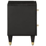 vidaXL Table de chevet 40x33x46 cm Bois de manguier solide