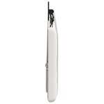 vidaXL Tête de lit suspendue Avec lumière LED Blanc Simili cuir