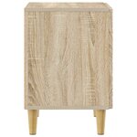 vidaXL Table de chevet Chêne Sonoma 43 x 34 5 x 50 cm