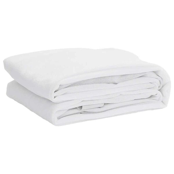 vidaXL Protège-matelas blanc 120x220 cm imperméable