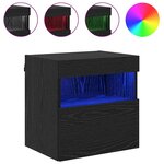 vidaXL Meubles TV muraux 2 Pièces Chêne noir 40 x 30 x 40 cm