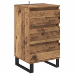 vidaXL Buffet avec tiroir Bois ancien Bois d'ingénierie