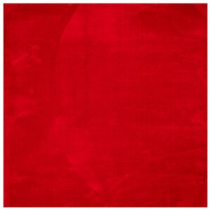 vidaXL Tapis HUARTE à poils courts doux et lavable rouge 160x160 cm