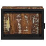 vidaXL Table de chevet multicolore 40x35x25 cm bois de récupération