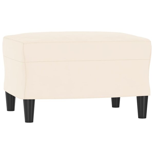 vidaXL Banc Crème 70x35x41 cm Velours