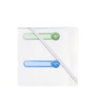 Trieur 3 rab. 8 comp PP Chromaline blanc EXACOMPTA