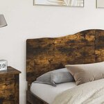 vidaXL Tête de lit Chêne fumé 200 cm Bois d'ingénierie
