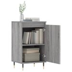 vidaXL Buffets 2 Pièces sonoma gris 40x35x70 cm bois d'ingénierie