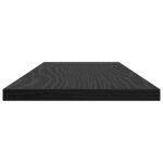 vidaXL Étagère à livres 4 Pièces Noir 60 x 20 x 1.5 cm Bois d'ingénierie