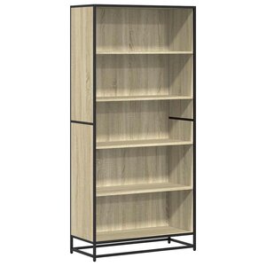 vidaXL Bibliothèque chêne sonoma 80 5x35x170 5 cm bois d'ingénierie