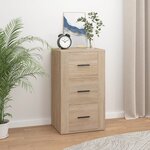 vidaXL Buffet Chêne sonoma 40x33x70 cm Bois d'ingénierie