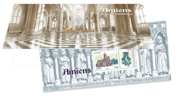 Souvenir philatélique Le plus beau timbre de l'année 2013 - Amiens