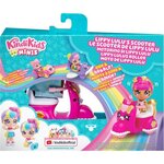 KINDI KIDS Poupée Mini Kindi 9 cm et Scooter de Lippy Pour Enfant