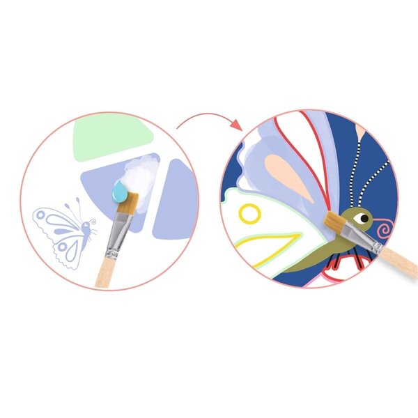 Djeco - DJ09133 - Peinture à La Palette - Les Joufflus