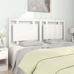 vidaXL Tête de lit Blanc 155 5x4x100 cm Bois massif de pin