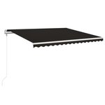 vidaXL Auvent rétractable automatique 400x350 cm Anthracite