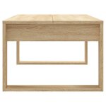 vidaXL Table basse chêne sonoma 102x50x35 cm bois d'ingénierie