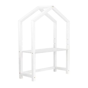 Bureau enfant cabane STOLLY bois blanc