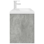 vidaXL Armoire lavabo de salle de bain avec bassin intégré et robinet