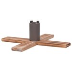 vidaXL Support de sapin de Noël 54x54x16 cm
