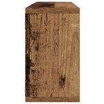 Étagères murales vidaXL 2 Pièces Bois ancien 80x15x26 cm en bois d'ingénierie